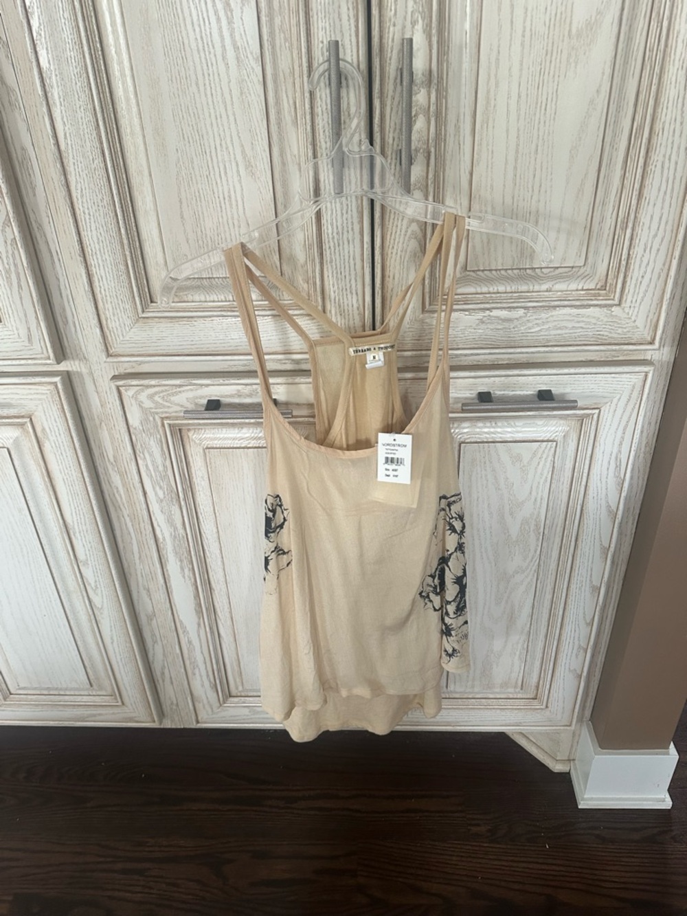 Threads 4 Thought Beige Strappy Tank Top